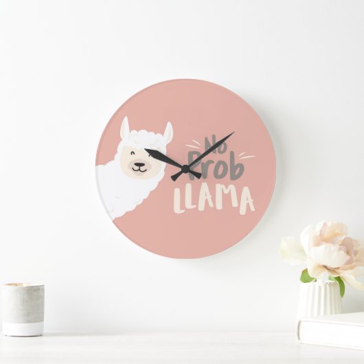 Geen Prob Llama Grote Klok (Huis)