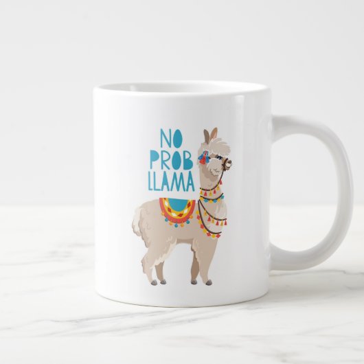 Geen Prob Llama Grote Koffiekop (Rechts)