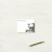 Geen Prob Llama  Guanaco Illustratie Post-it® Notes (Op bureau)