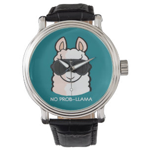 Geen Prob-Llama Horloge