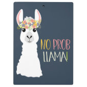 Geen Prob Llama Klembord (Achterkant)