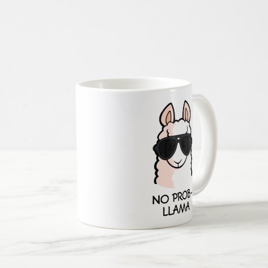 Geen Prob-Llama Koffiemok (Voorkant rechts)