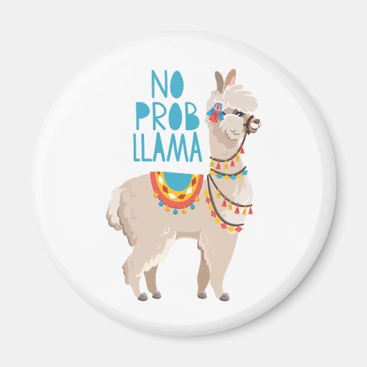 Geen Prob Llama Magneet (Voorkant)