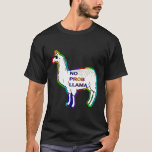 Geen Prob Llama of Probllama Witte Llama MbASSP T-shirt