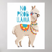 Geen Prob Llama Poster (Voorkant)