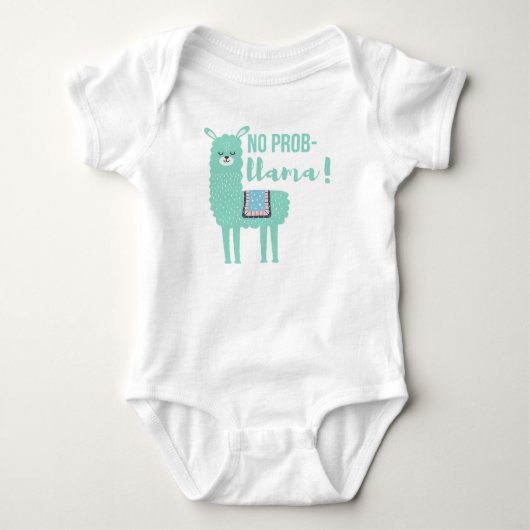Geen prob-llama romper (Voorkant)