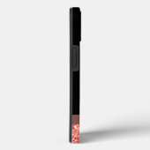 Geen Prob Llama roze koraal glitter Sparkles Case-Mate iPhone Case (Achterkant / Rechts)