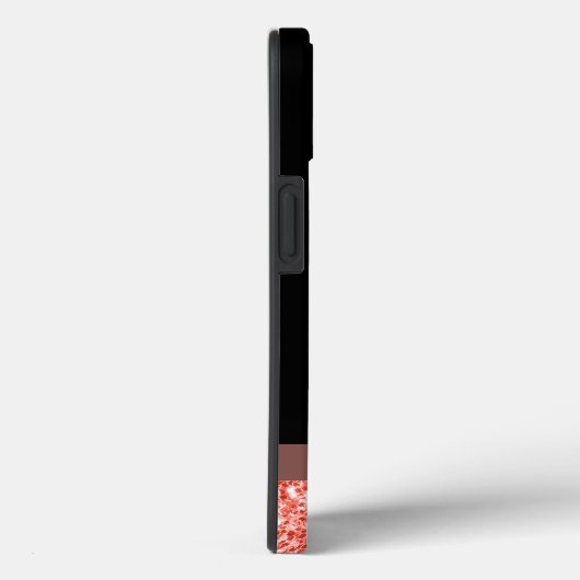 Geen Prob Llama roze koraal glitter Sparkles Case-Mate iPhone Case (Achterkant / Rechts)