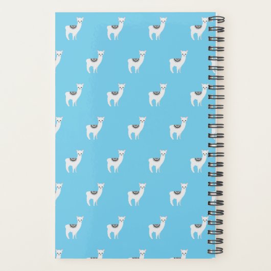 Geen Prob Llama schattige lama illustratie geperso Planner (Achterkant)