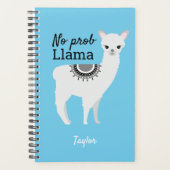 Geen Prob Llama schattige lama illustratie geperso Planner (Voorkant)