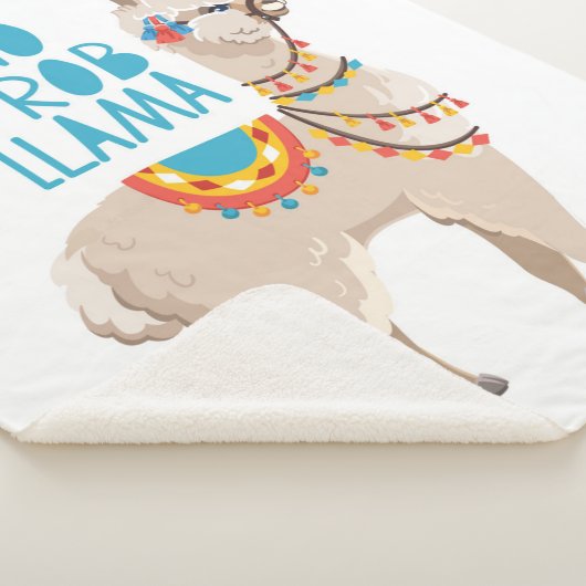 Geen Prob Llama Sherpa Deken (3/4)