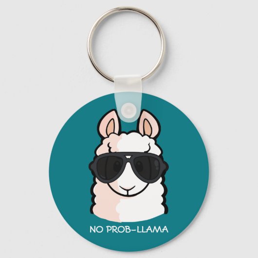 Geen Prob-Llama Sleutelhanger (Voorkant)