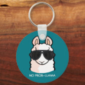 Geen Prob-Llama Sleutelhanger (Voorkant)