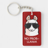 Geen Prob-Llama Sleutelhanger (Voorkant)