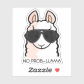 Geen Prob-Llama Sticker (Vel)