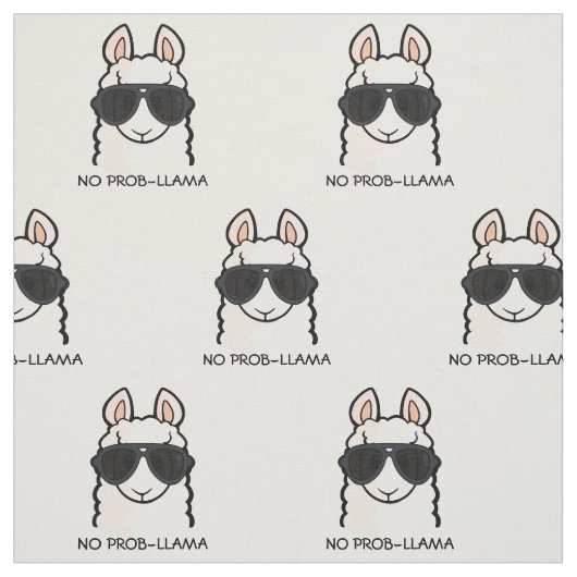 Geen Prob-Llama Stof (Swatch)