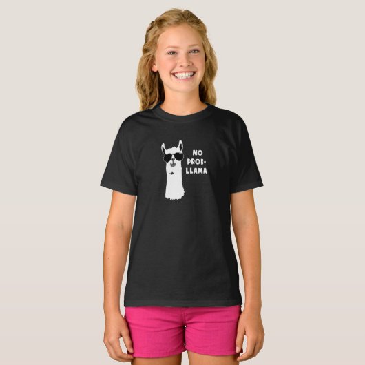 Geen Prob-Llama T-shirt (Voorkant volledig)