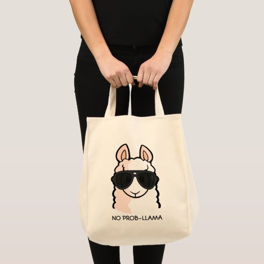 Geen Prob-Llama Tote Bag (Voorkant (product))
