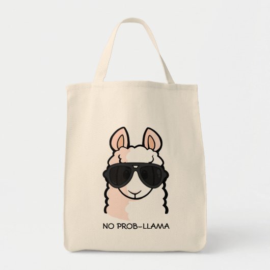 Geen Prob-Llama Tote Bag (Voorkant)