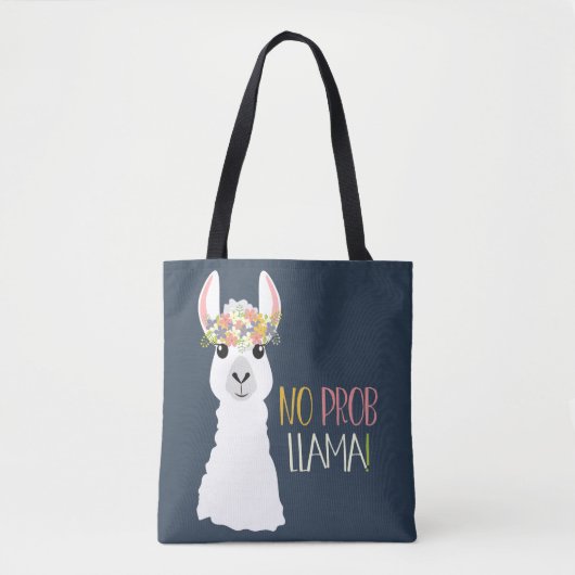 Geen Prob Llama Tote Bag (Voorkant)