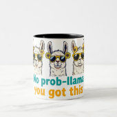 Geen Prob-Llama Tweekleurige Koffiemok (Center)