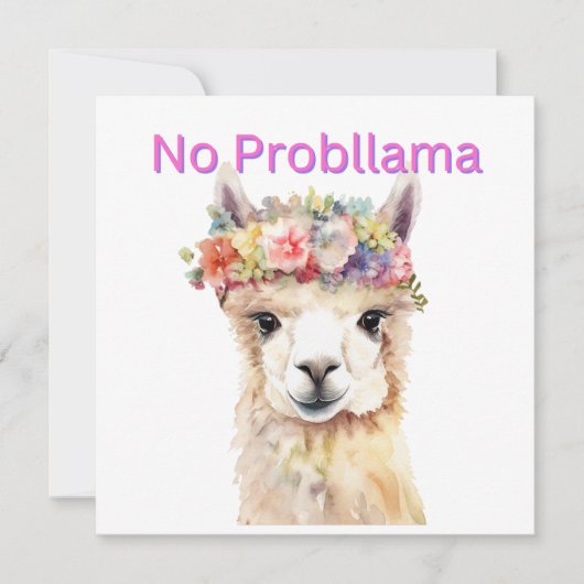 GEEN PROBLEEM ALS JE JEZUS KAART HEBT (Voorkant)