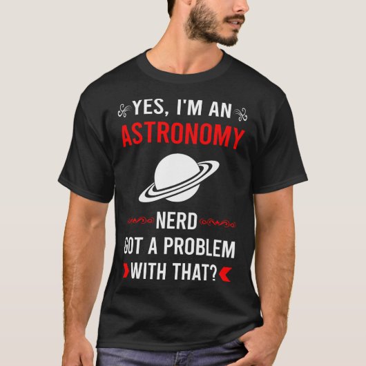 Geen probleem astronomie t-shirt (Voorkant)