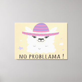 Geen probleem canvas afdruk