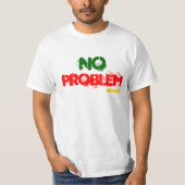 Geen probleem Jamaica White Value T-shirt (Voorkant)