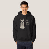 Geen probleem Llama Hoodie (Voorkant volledig)