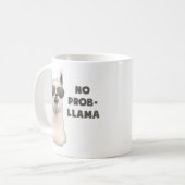 Geen probleem Llama Koffiemok (Voorkant links)