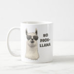 Geen probleem Llama Koffiemok<br><div class="desc">Cool llama is cool.  Ga ermee om.</div>