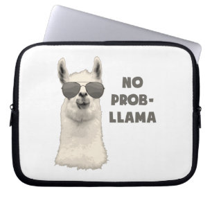 Geen probleem Llama Laptop Sleeve