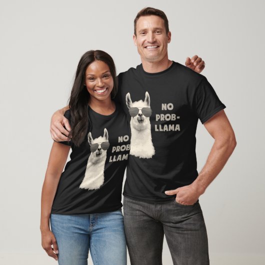 Geen probleem Llama T-shirt (Unisex)