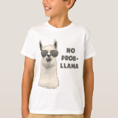 Geen probleem Llama T-shirt (Voorkant)