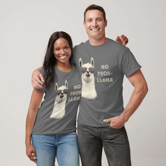 Geen probleem Llama T-shirt (Unisex)