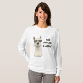 Geen probleem Llama T-shirt (Voorkant volledig)