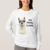 Geen probleem Llama T-shirt (Voorkant)
