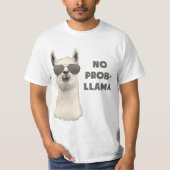 Geen probleem Llama T-shirt (Voorkant)