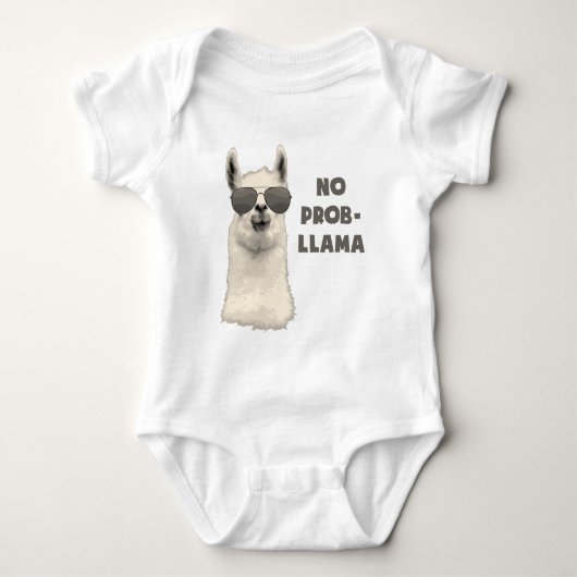 Geen probleem Llama T-shirt (Voorkant)