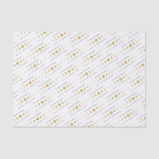 Geen probleem met het fasemomonweefseldocument tissuepapier (Voorkant)