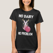 Geen probleem met Vegan Vegetarian I Love Veggie T-shirt (Voorkant)