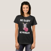 Geen probleem met Vegan Vegetarian I Love Veggie T-shirt (Voorkant volledig)