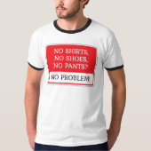 Geen probleem! t-shirt (Voorkant)