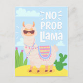 Geen ProbLlama Briefkaart (Voorkant)