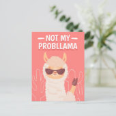 Geen ProbLlama-Briefkaart Briefkaart (Staand voorkant)