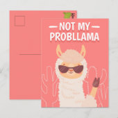 Geen ProbLlama-Briefkaart Briefkaart (Voorkant / Achterkant)