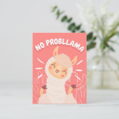 Geen ProbLlama-Briefkaart Briefkaart (Staand voorkant)