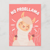 Geen ProbLlama-Briefkaart Briefkaart (Voorkant)