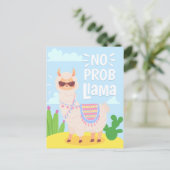 Geen ProbLlama-Briefkaart Briefkaart (Staand voorkant)